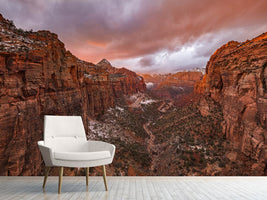 photo-wallpaper-zion-np-overlook-sunset-x