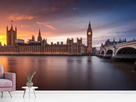 photo-wallpaper-london-palace-of-westminster-sunset