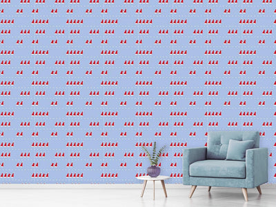 patterned-wallpaper-counting-santa-caps