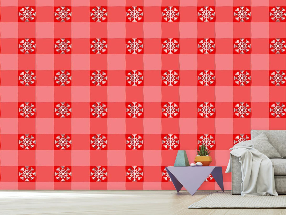 patterned-wallpaper-christmas-tartan