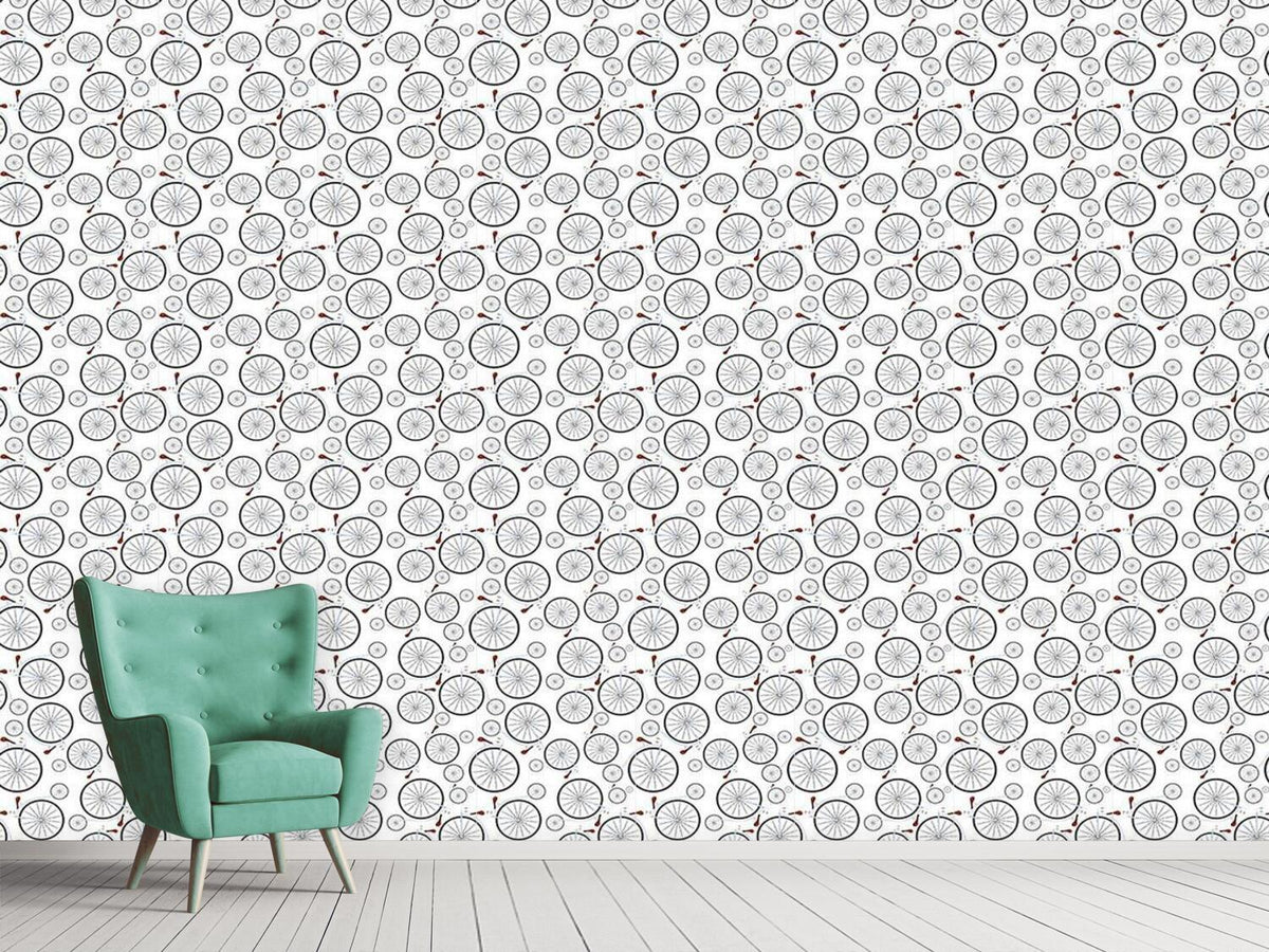 patterned-wallpaper-vintage-bicycles