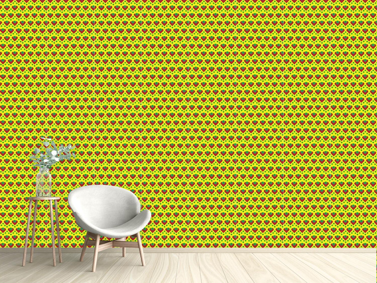 patterned-wallpaper-cute-strawberries