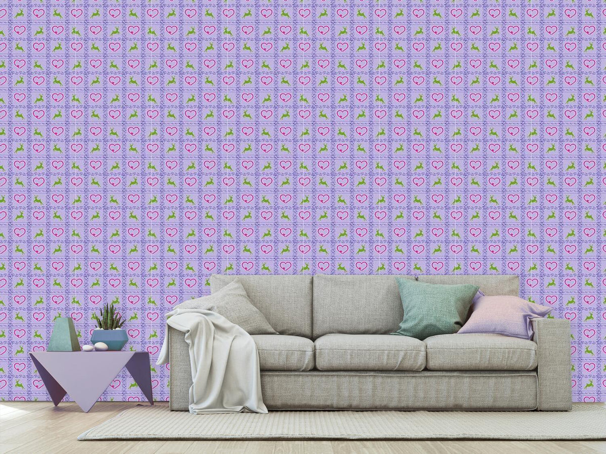 patterned-wallpaper-a-deer-romance