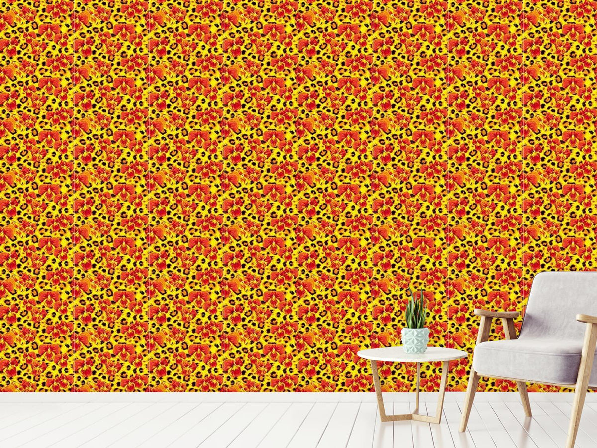 patterned-wallpaper-my-pansies-wild-cat