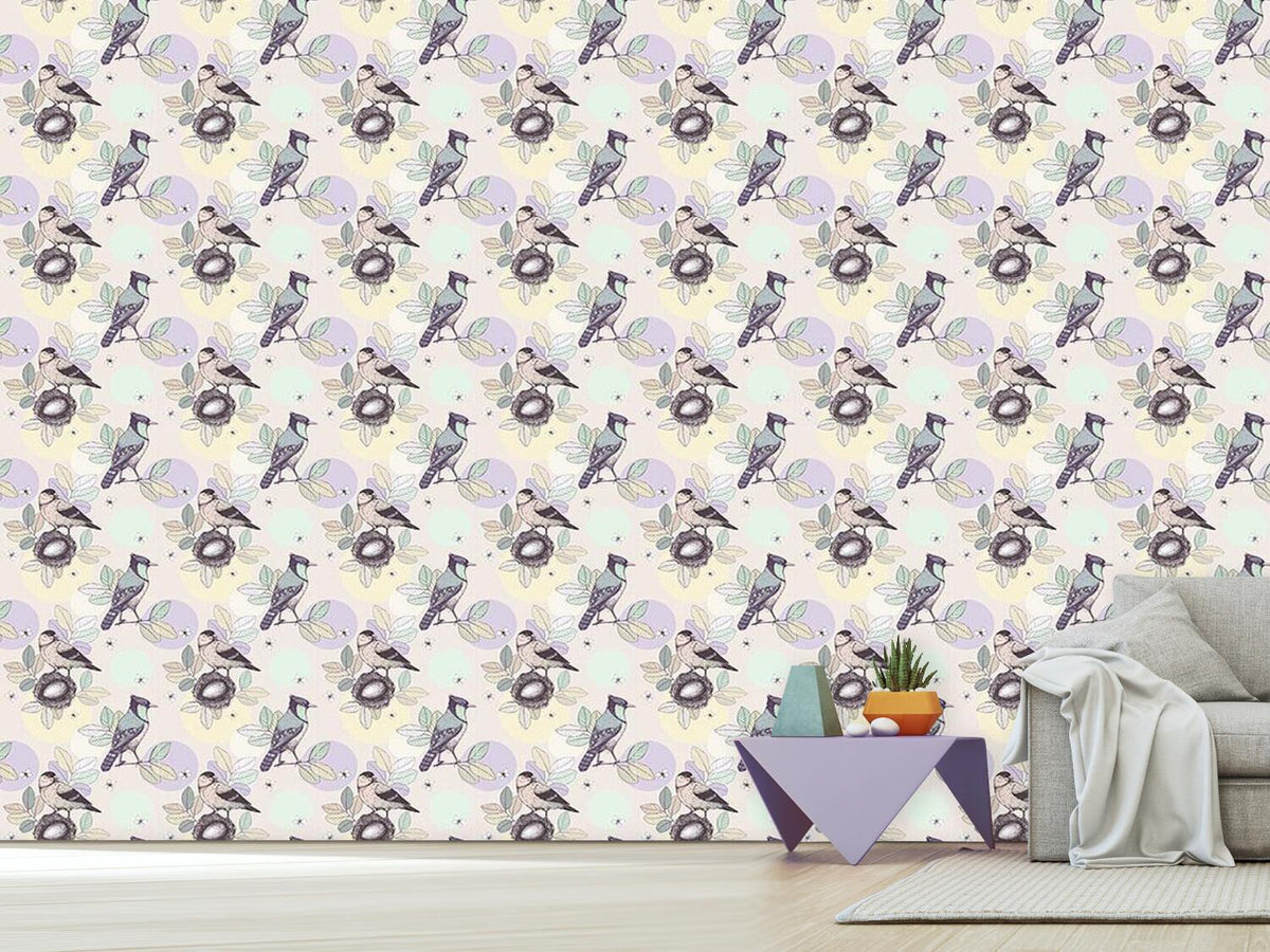 patterned-wallpaper-birds-nest