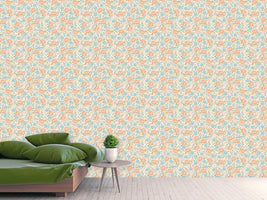 patterned-wallpaper-vintage-rose-garden