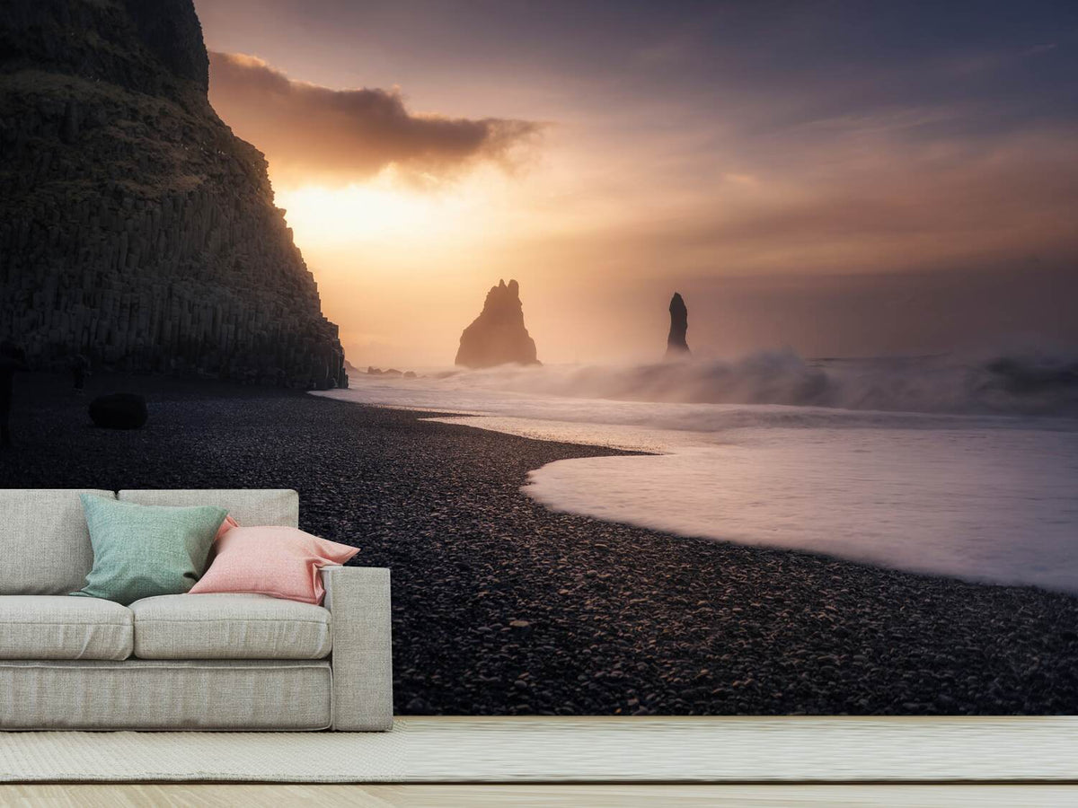 photo-wallpaper-reynisfjara-sunrise