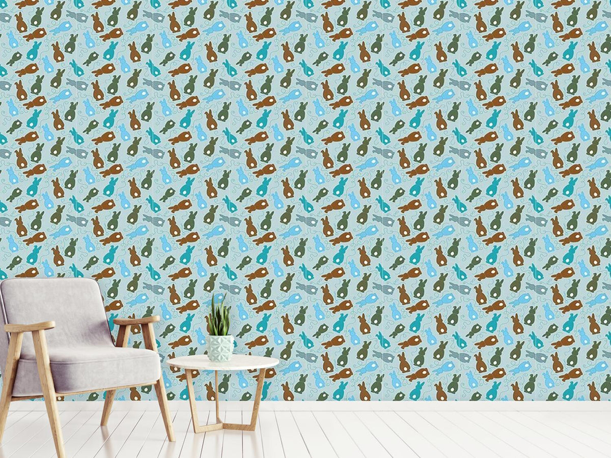 patterned-wallpaper-bouncing-bunnies-blue