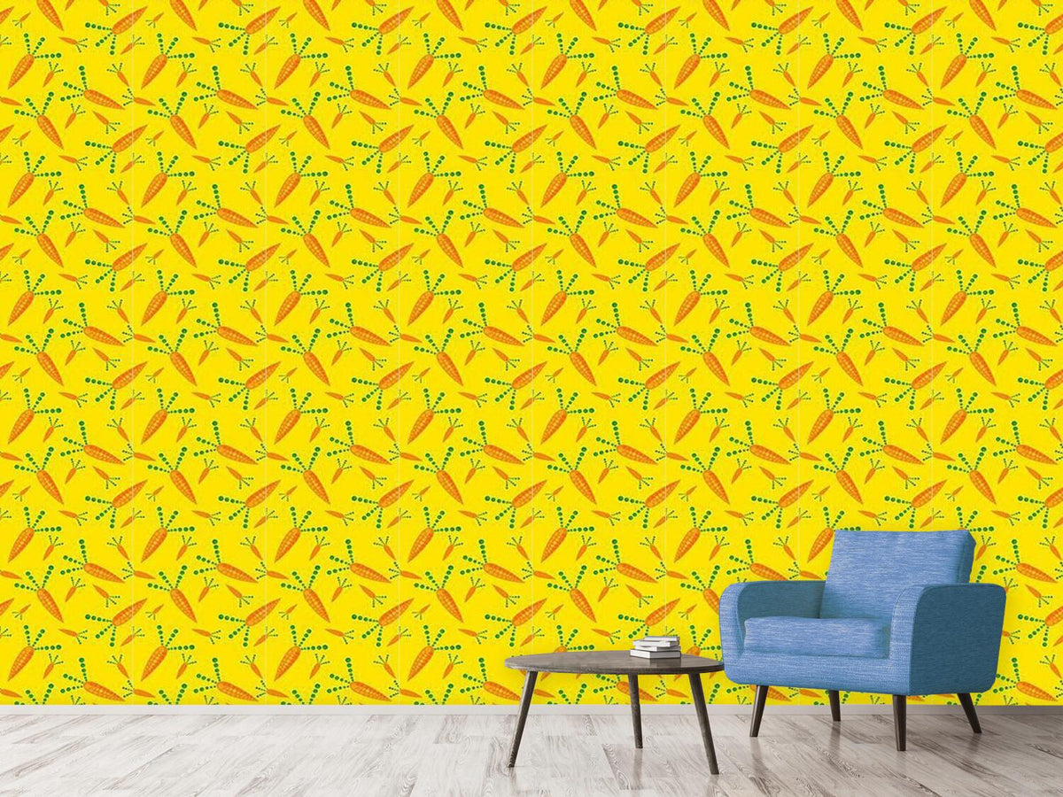 patterned-wallpaper-funky-carrots