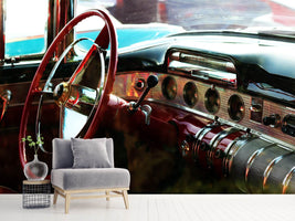 photo-wallpaper-interior-of-a-vintage-car