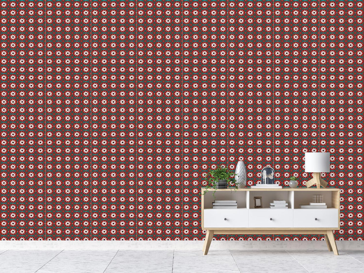 patterned-wallpaper-christmas-star