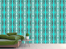 patterned-wallpaper-massai-turqoise