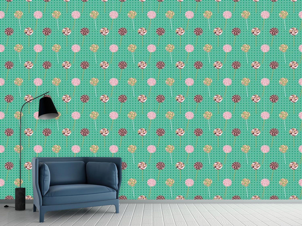 patterned-wallpaper-lollipop-polkadot