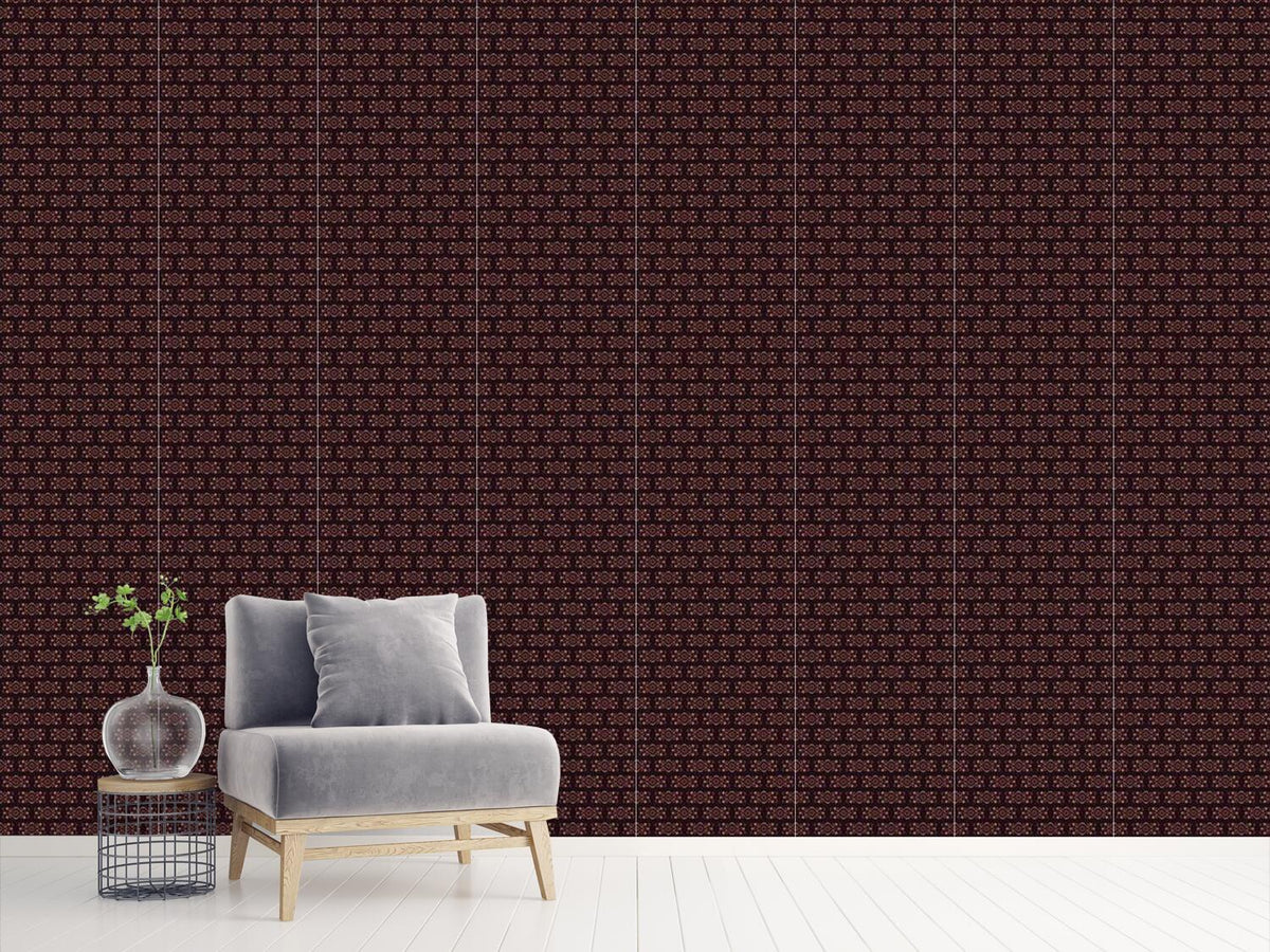 patterned-wallpaper-chocolate-royal