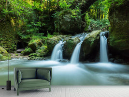 photo-wallpaper-falling-water-in-the-wood