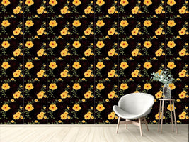 patterned-wallpaper-yellow-rambler-roses