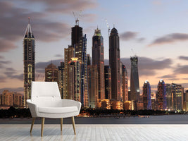 photo-wallpaper-skyline-dubai-at-sunset