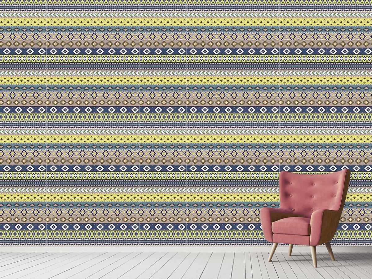 patterned-wallpaper-ethno-stripes-ii