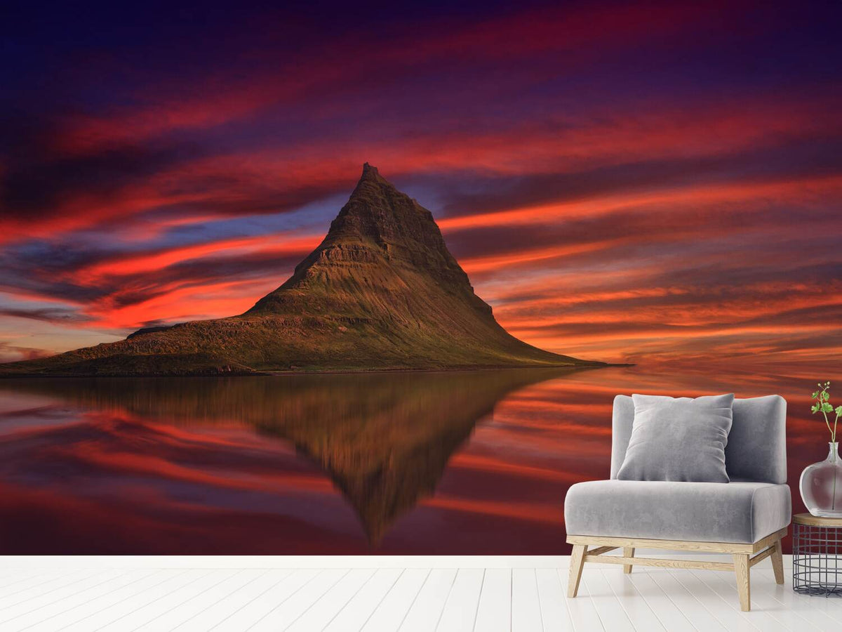 photo-wallpaper-kirkjufell-at-sunset