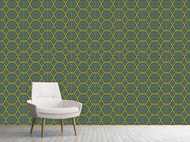 patterned-wallpaper-golden-cage