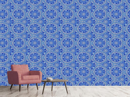 patterned-wallpaper-gzhel-ceramics