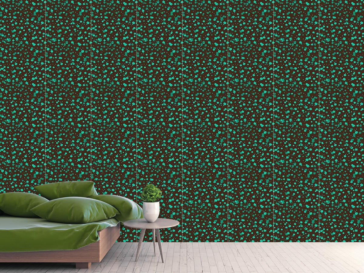 patterned-wallpaper-chocolate-mint-splash