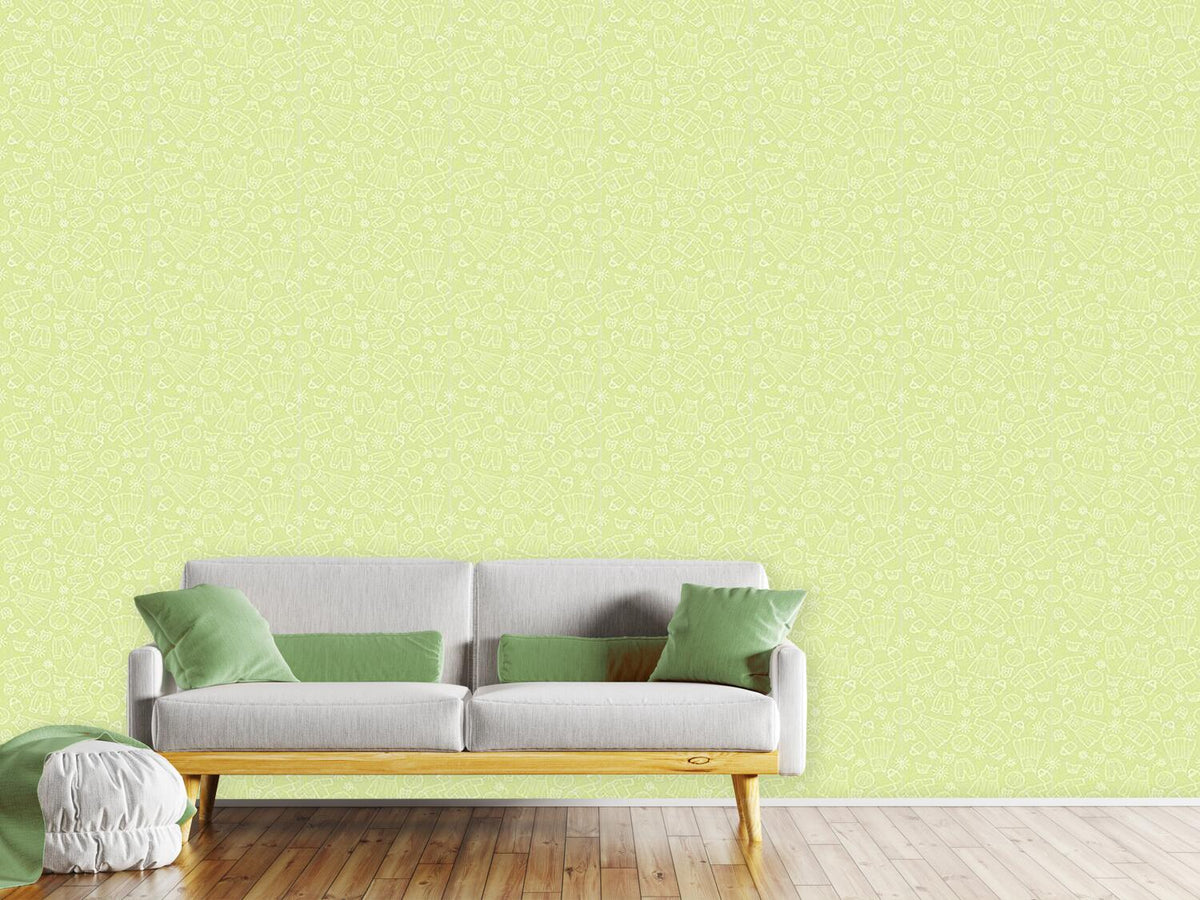 patterned-wallpaper-childrens-world-green