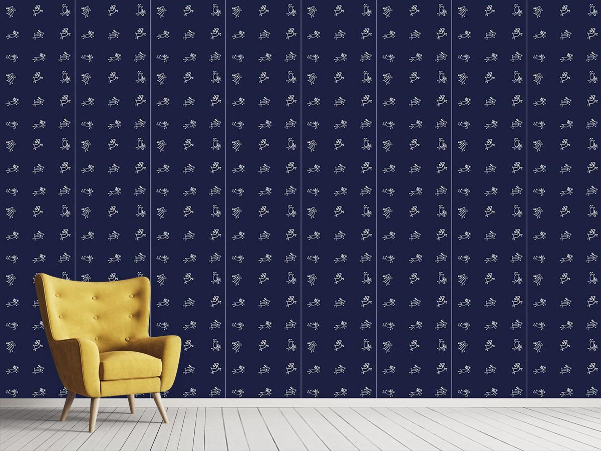 patterned-wallpaper-playful-deer