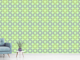 patterned-wallpaper-connection-of-squares