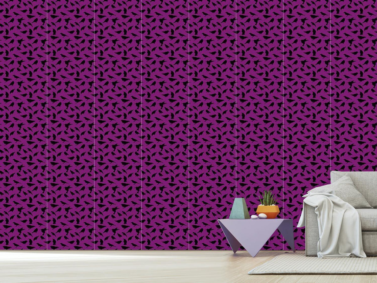 patterned-wallpaper-swarm-of-birds