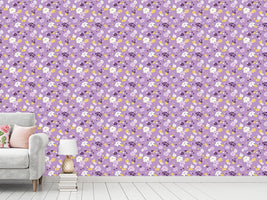 patterned-wallpaper-lilac-flower-rain