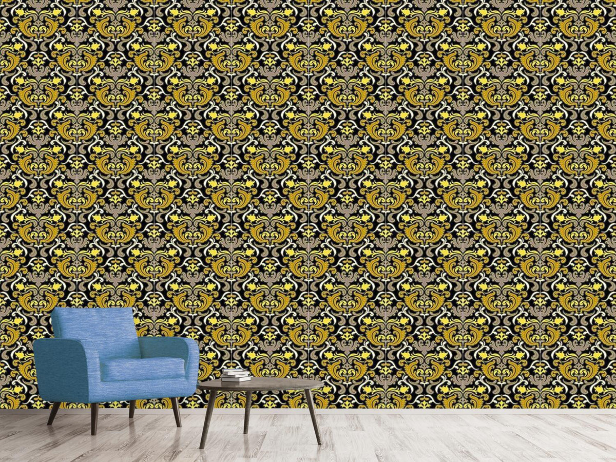 patterned-wallpaper-bon-apart-yellow