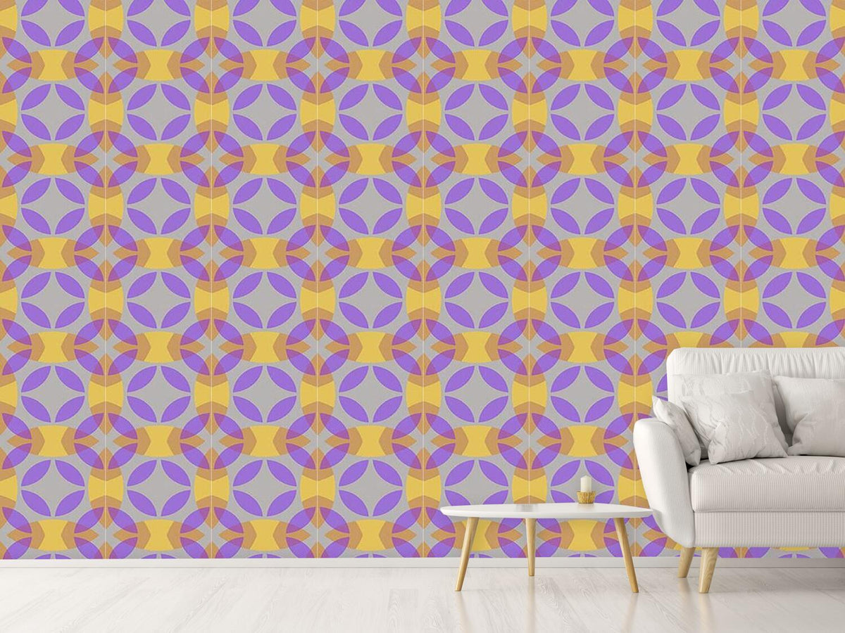 patterned-wallpaper-in-the-centre-of-the-circle