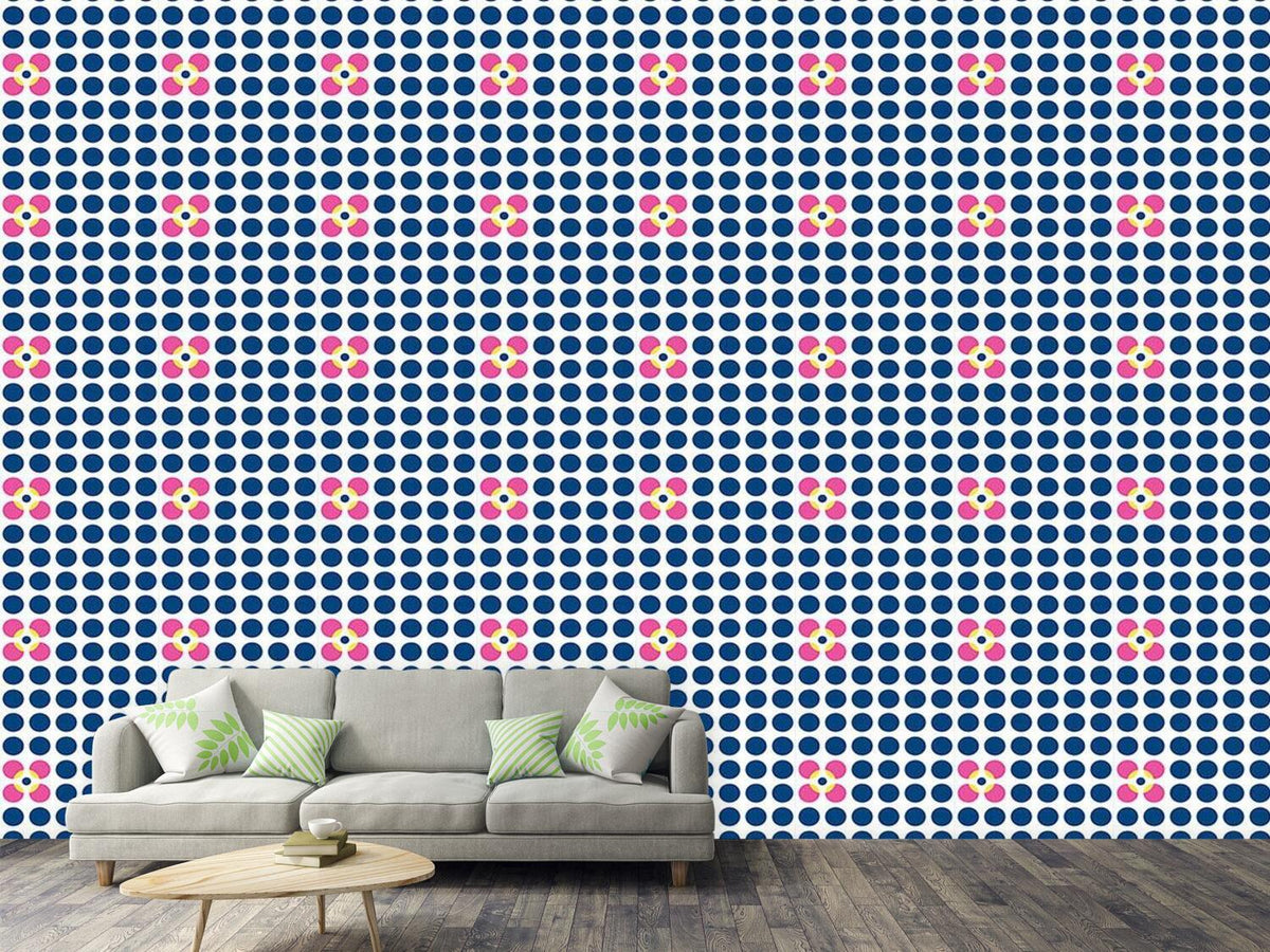 patterned-wallpaper-floral-dots