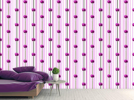 patterned-wallpaper-pink-tulip