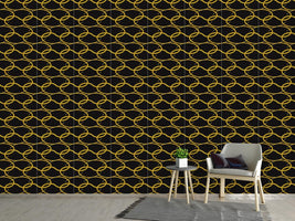 patterned-wallpaper-golden-weave