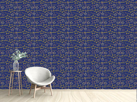 patterned-wallpaper-merry-christmas-blue