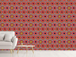 patterned-wallpaper-marguerites-multicolor