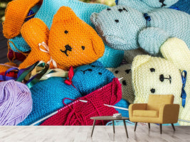 photo-wallpaper-knitted-teddies