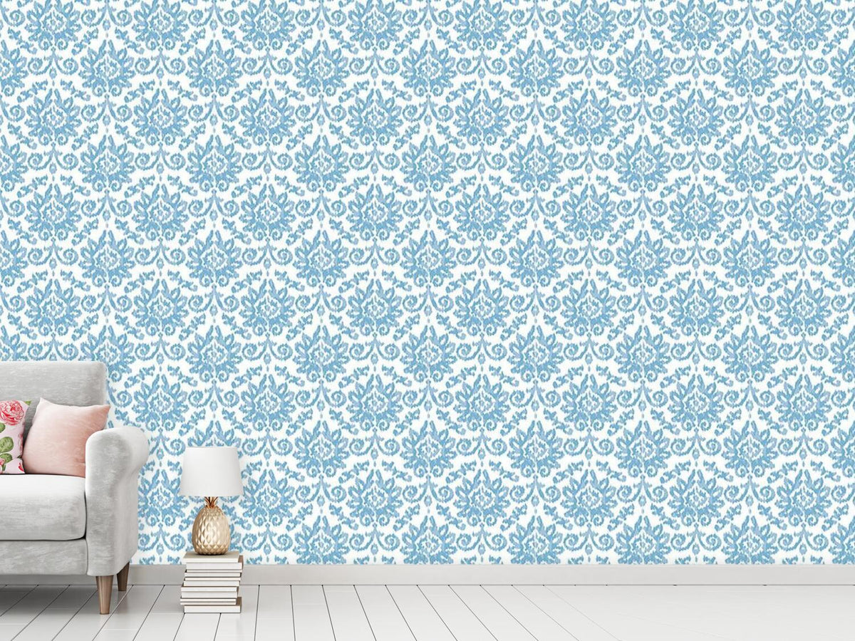 patterned-wallpaper-ikat-damask