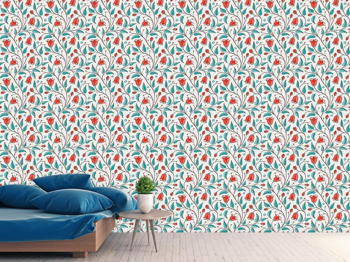 patterned-wallpaper-bellflower-fantasy