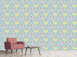 patterned-wallpaper-passion-flowers