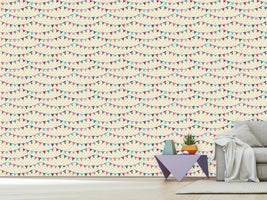 patterned-wallpaper-sweet-festoons-on-polkadots