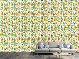 patterned-wallpaper-busy-honey-bees