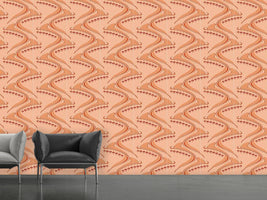 patterned-wallpaper-herzblueten-apricot