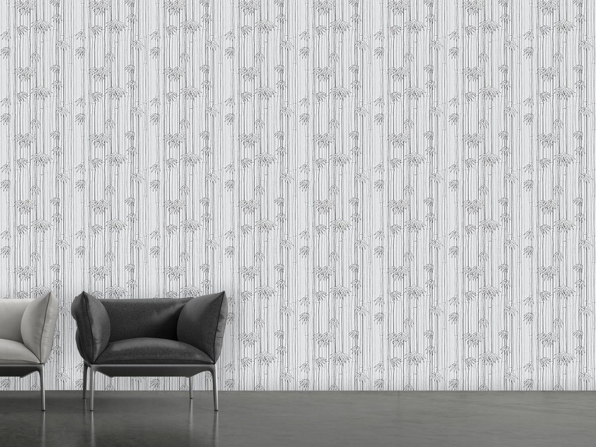 patterned-wallpaper-bamboo-woods-grey