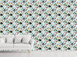 patterned-wallpaper-detective-stories