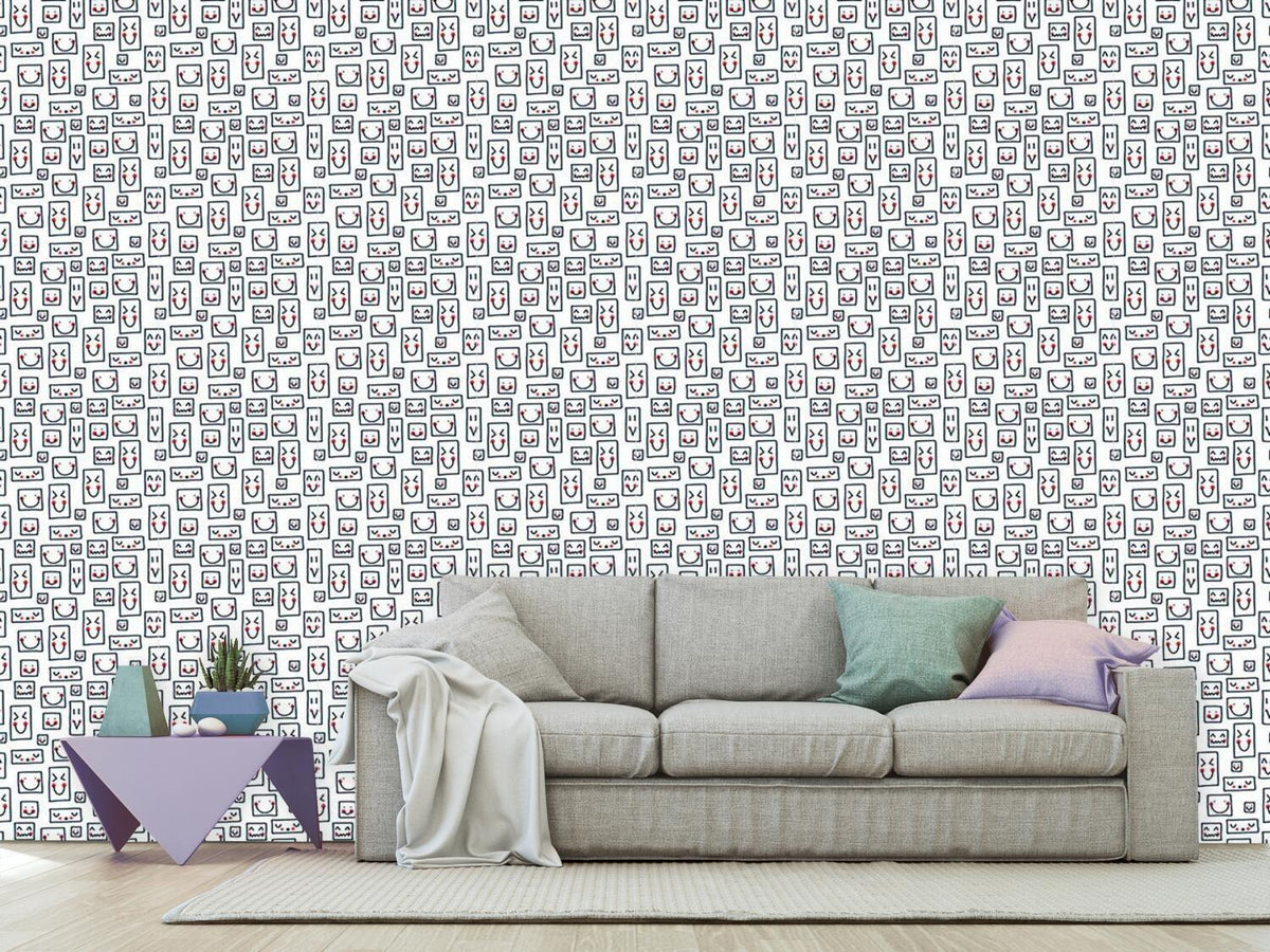 patterned-wallpaper-smiley-to-the-square