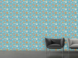 patterned-wallpaper-retro-balloon-ride