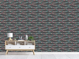 patterned-wallpaper-striped-festoons-on-polkadot